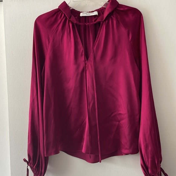 Amanda Uprichard Vittoria Silk Top - Picture 2 of 6